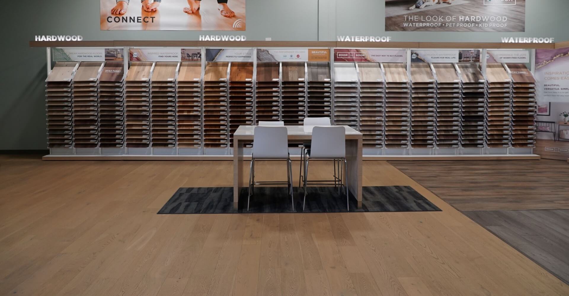 Emerson Carpet One our "Room by Room" color coordinated showroom 