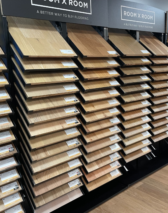 installed hardwood flooring in home