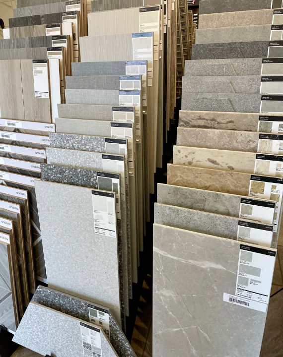 Tile options at Emerson Carpet One