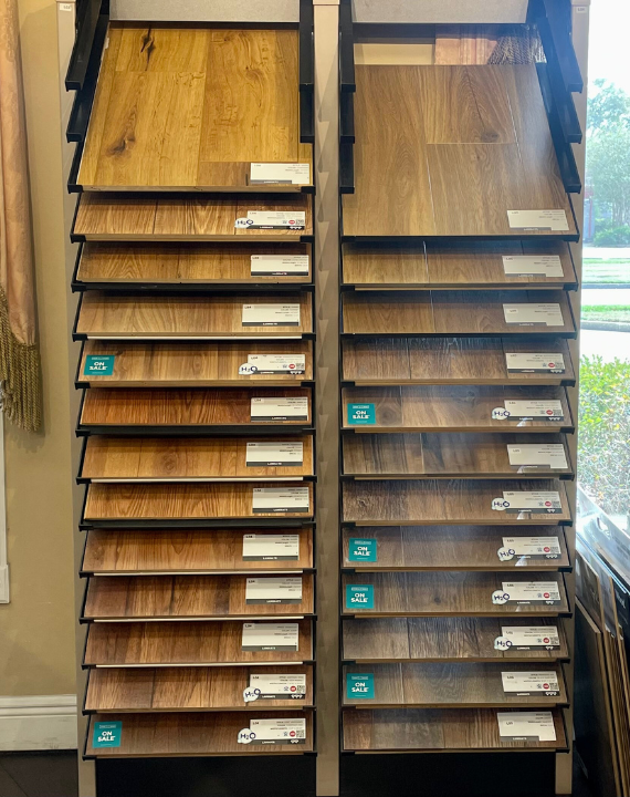 Laminate flooring options at Emerson Carpet One 